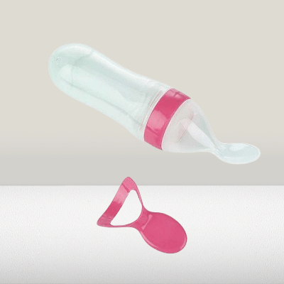Biberon cuillère - NewBabyFeedingBottle™ - Rose - Au Coin Des Minis