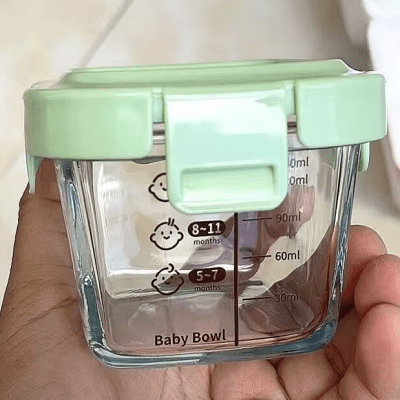 Boite Hermetique en Verre - GlassFoodStorageBox™ - Vert - Au Coin Des Minis