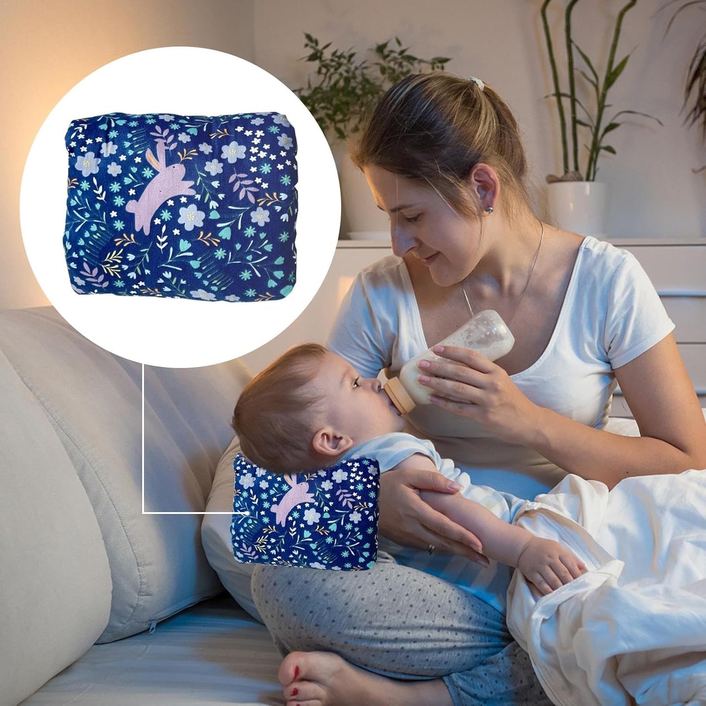 Coussin d’Allaitement - ArmNurse™ - Jardin Enchanté - Au Coin Des Minis