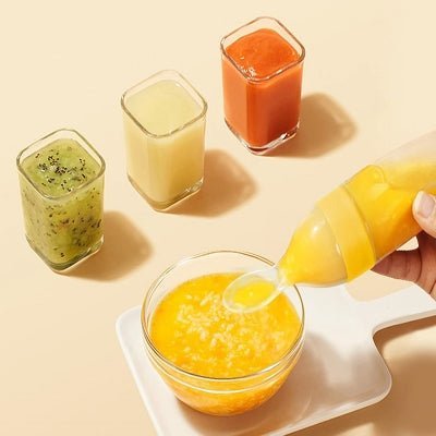 Biberon cuillère - NewBabyFeedingBottle™ - Jaune - Au Coin Des Minis