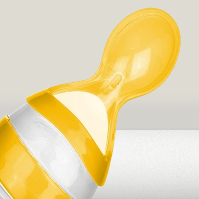 Biberon cuillère - NewBabyFeedingBottle™ - Jaune - Au Coin Des Minis