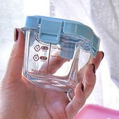 Boite Hermetique en Verre - GlassFoodStorageBox™ - Bleu - Au Coin Des Minis