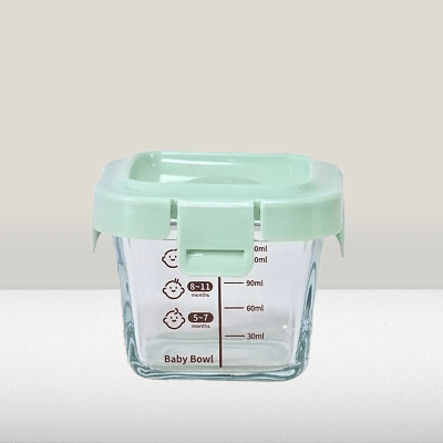 Boite Hermetique en Verre - GlassFoodStorageBox™ - Vert - Au Coin Des Minis